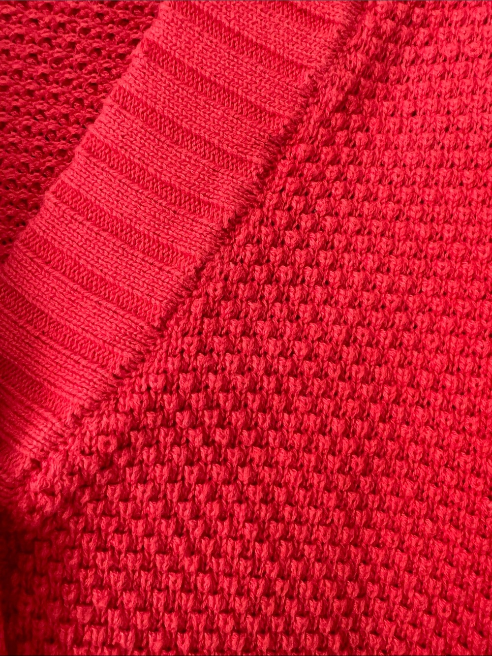 Free People Beach Women's free-est Hailee Cardi Sweater in Red/Orange Size Small - Picture 4 of 8